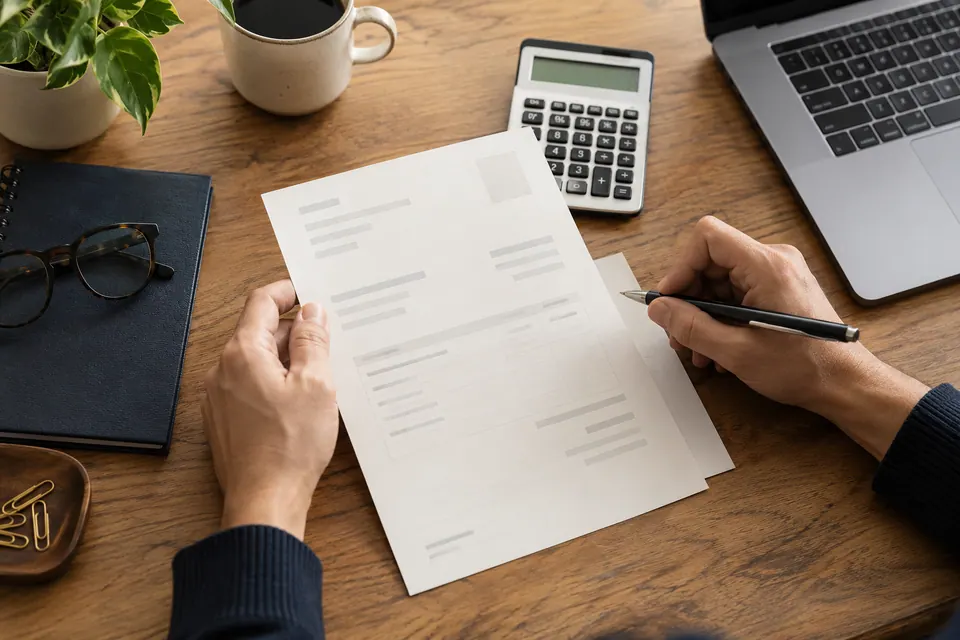 Illustrative commercial energy account review